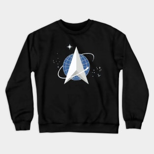 Space Force v2, From Official USSF Seal, Logo Crewneck Sweatshirt